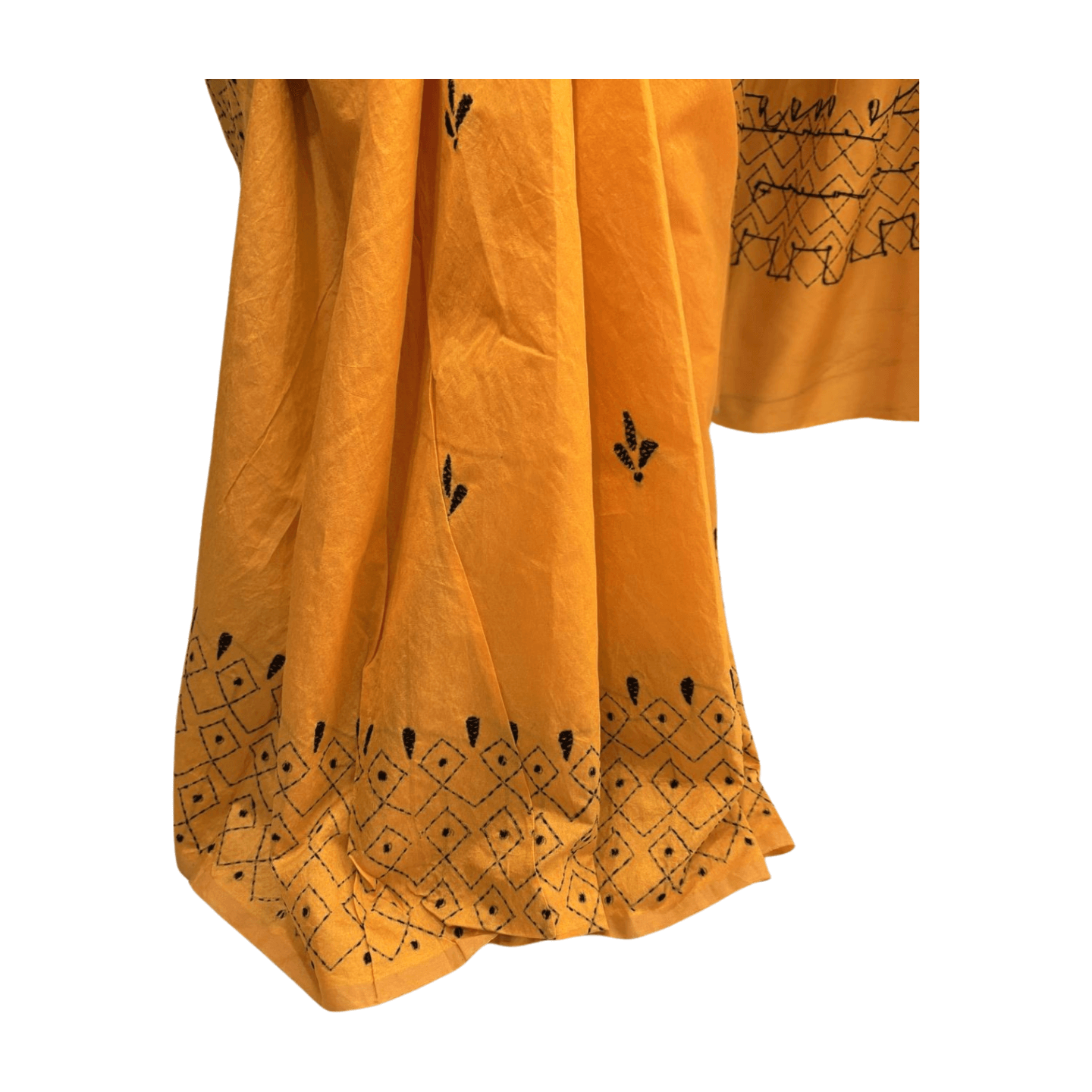 Kantha Stitch Saree - Image 18