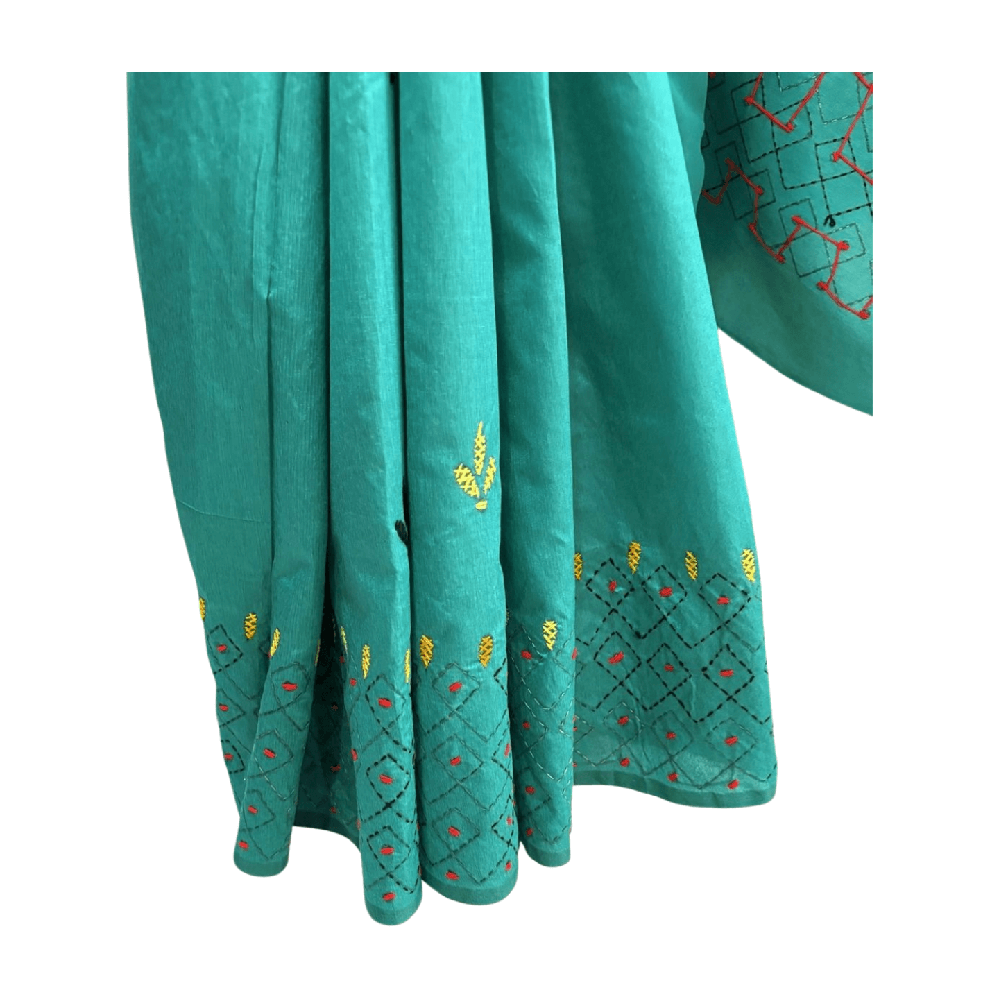 Kantha Stitch Saree - Image 25