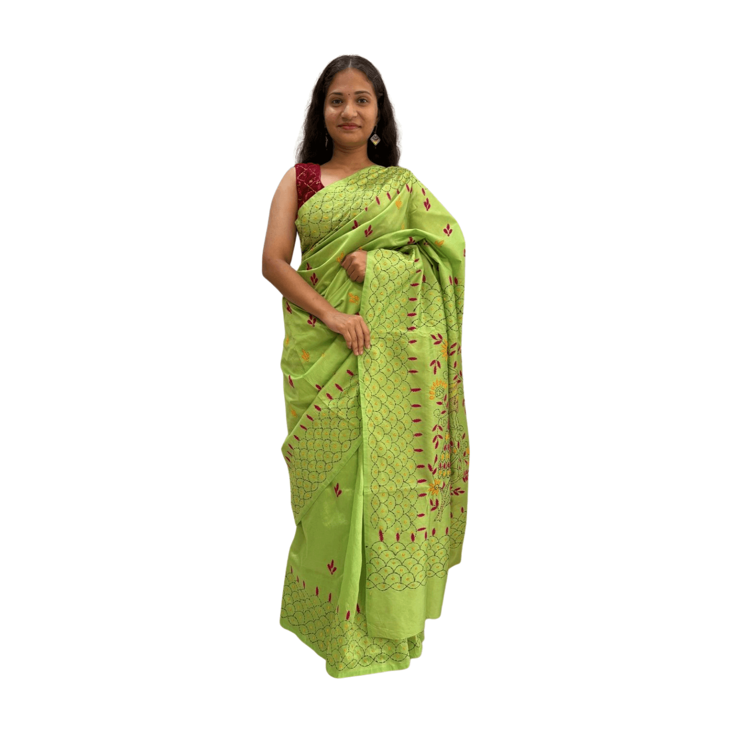 Kantha Stitch Saree - Image 27